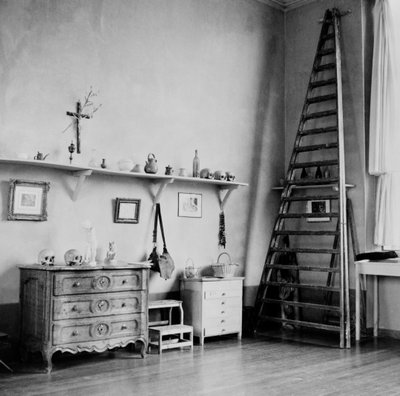 Interno dello studio di Cezanne ad Aix-en-Provence da French Photographer